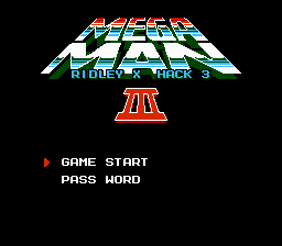 Mega Man 3 - Ridley X Hack 3